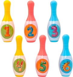 Vaikiškas „Woopie“ boulingas su gyvūnėliais ir skaičiais – 8 vnt.