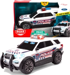 Policijos automobilis FORD INTERCEPTOR su šviesa ir garsu – Dickie Toys
