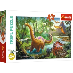 Puzzle Trefl Dinosaurs 60 pcs