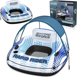 Pripučiamas ratas su atlošu ir stogeliu BESTWAY 123 cm