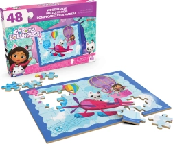 Medinės dėlionės „Gabby’s Dollhouse“ – 48 dalių