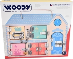 WOODYLAND Educational Busy Board with Locks