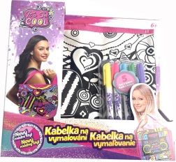 Spalvinama rankinė City – kūrybiška vaikų rankinė spalvinimui