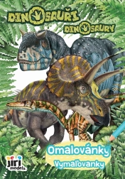 Spalvinimo knygelė A5+ Dino – dinozaurai vaikams