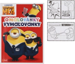 Minionų spalvinimo knygelė
