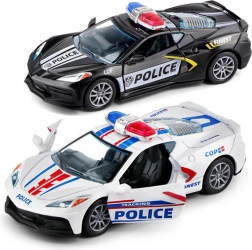 Metalinis policijos automobilis 12 cm