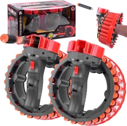 Elektriniai putų blasteriai GROWLER – 2 vnt. rinkinys su akumuliatoriais ir siurbtukinėmis strėlėmis