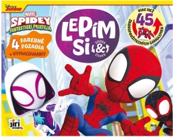 Spidey lipdukų ir spalvinimo knyga su daugkartinio naudojimo lipdukais