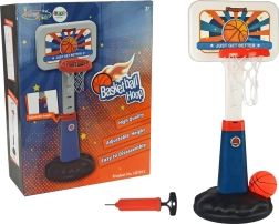 Kids' basketball set with adjustable height 125 cm