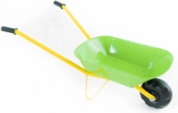 Žalias skardinis vaikiškas karutis 75 × 30 × 40 cm