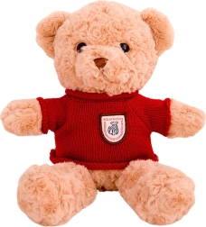 Plush Bear in a Red Sweater 40cm