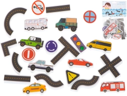 Putų dėlionė voniai su miesto motyvu