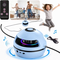 Elektrinė interaktyvi šokinėjimo priemonė su muzika, Bluetooth, nuotolinio valdymo pultu ir skaitikliu