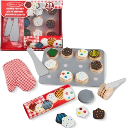 Medinis sausainių kepimo ir dekoravimo rinkinys MELISSA & DOUG Slice & Bake, 29 dalių