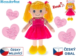 Kalbanti lėlė Rozárka 35 cm su minkštu kūneliu