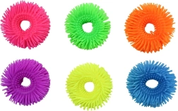 Pūkuotas antistresinis apyrankė iš minkštos gumos