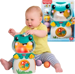 Fisher-Price interactive light-up musical frog with balls