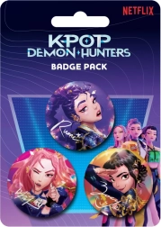 K-pop Demon Hunters ženkliukų rinkinys – 3 vienetai