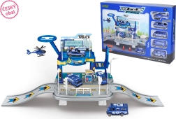 Garažas – policijos stotis su degaline, 65 cm, čekiška pakuotė