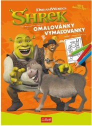 Spalvinimo knygelė SHREK 20 × 27,5 cm