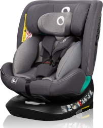 Automobilinė kėdutė Lionelo Bastiaan One i-Size Grey Stone 40–150 cm