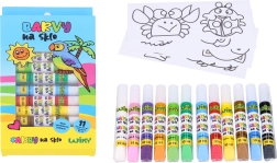 Vitražo dažų rinkinys 11+1, 10 ml