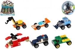 Transporto priemonių konstruktorius kamuolyje 6 cm – modelių miksas