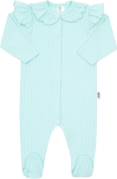 Baby cotton romper New Baby Stripes ice blue 74