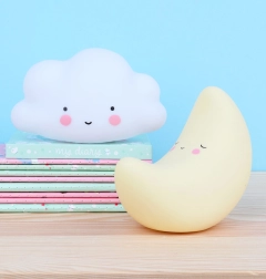 A Little Lovely Company mažas naktinis šviestuvas – Měsíc