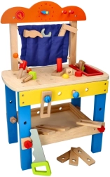 Medinė dirbtuvė mažiesiems meistrams su įrankiais