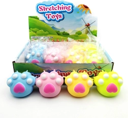 Pokštų spaudžiama kačių letenėlė – antistresinis žaislas