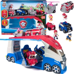 PAW Patrol didysis patrulis su 4 transporto priemonėmis su šviesa ir garsu – Ryderis, Chase’as, Marshallas ir Skye