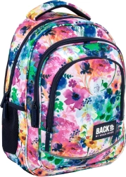 Mokyklinis rinkinys BackUP Spring Flowers 2in1 – kuprinė ir komplektuotas penalas