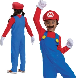 Vaikiškas Super Mario kostiumas 127–136 cm (7–8 m.)