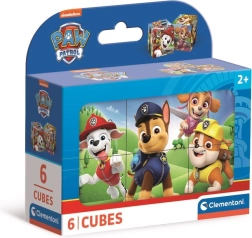 Paveikslėlių kubeliai Paw Patrol – 6 kubeliai