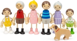 Bigjigs Toys lėlių namelio lėlyčių rinkinys „Šeima“
