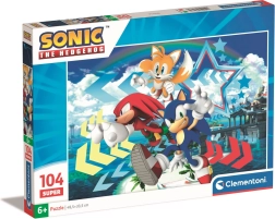 104 dalių dėlionė Sonic