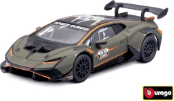 Metalinė BBURAGO 1:43 LAMBORGHINI Huracán Super Trofeo EVO2 modelio kopija dekoratyvinėje dėžutėje