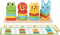 Wooden Stacking Game Animal Friends 2Kids