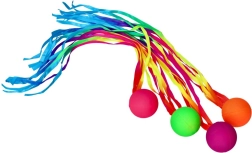 Žaislas su kamuoliuku ir juostele vaikams – 1 vnt.