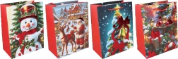 Dovanų maišelis S 18 × 23 × 10 cm Kalėdos