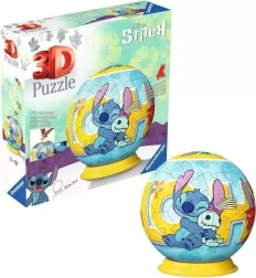 3D galvosūkio rutulys DISNEY Stitch, 72 dalys su stovu