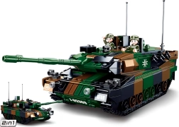 Sluban Model Bricks vokiškas kovinis tankas Leopard 2A5 konstruktorius