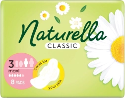 Naturella Classic higieniniai įklotai Maxi, 8 vnt.