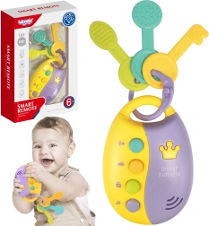 Woopie Baby interaktyvūs rakteliai su išmaniu pulteliu 2in1 – barškutis ir kramtukas