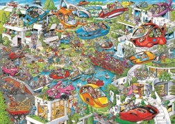 Dėlionė RAVENSBURGER Ray’s Comic – Ateitis, 1000 detalių