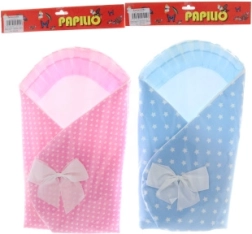 Spalvotas kūdikėlių vystyklas lėlėms