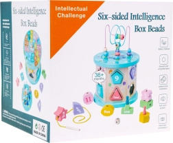 Wooden Multi-Cube Educational Toy 4-in-1 for Children