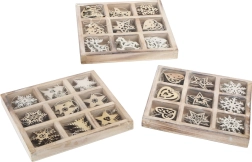 Small Foot medinių kalėdinių dekoracijų rinkinys