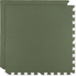 Putų kilimėlis HUMBI 120×60, dideli vandeniui atsparūs dėlionės kilimėliai, saugūs, 2 vnt., chaki